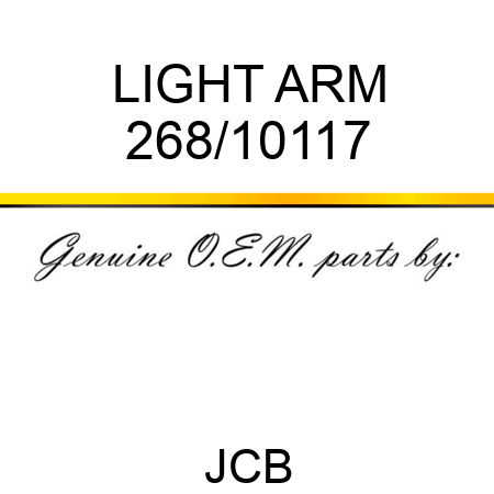 LIGHT ARM 268/10117