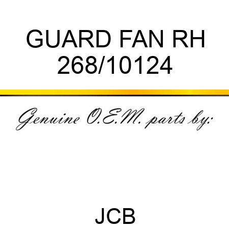 GUARD FAN RH 268/10124