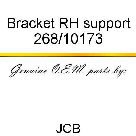 Bracket, RH support 268/10173