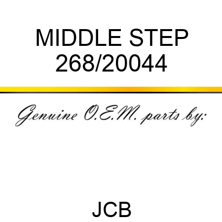 MIDDLE STEP 268/20044