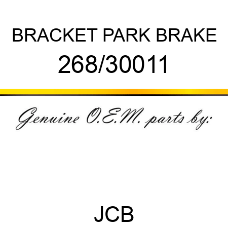 BRACKET PARK BRAKE 268/30011