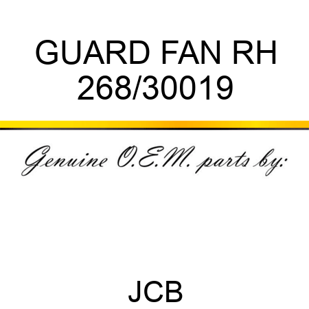 GUARD FAN RH 268/30019