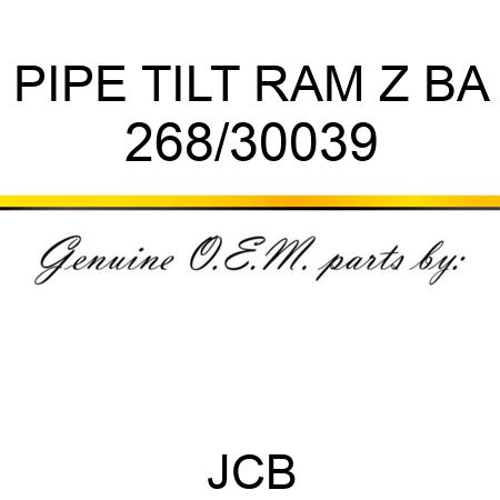 PIPE TILT RAM Z BA 268/30039