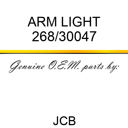 ARM LIGHT 268/30047