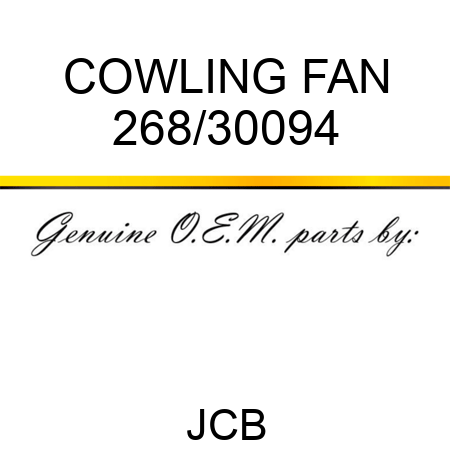 COWLING FAN 268/30094