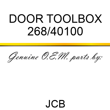 DOOR TOOLBOX 268/40100