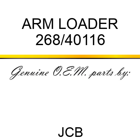ARM LOADER 268/40116