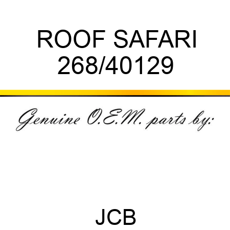 ROOF SAFARI 268/40129