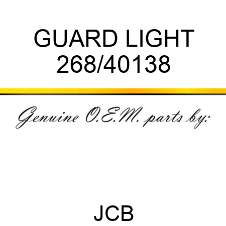 GUARD LIGHT 268/40138