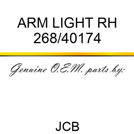 ARM LIGHT RH 268/40174