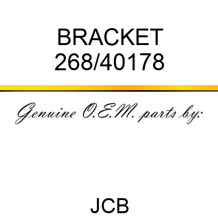 BRACKET 268/40178