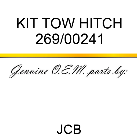 KIT TOW HITCH 269/00241