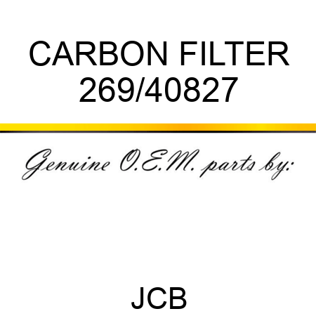 CARBON FILTER 269/40827