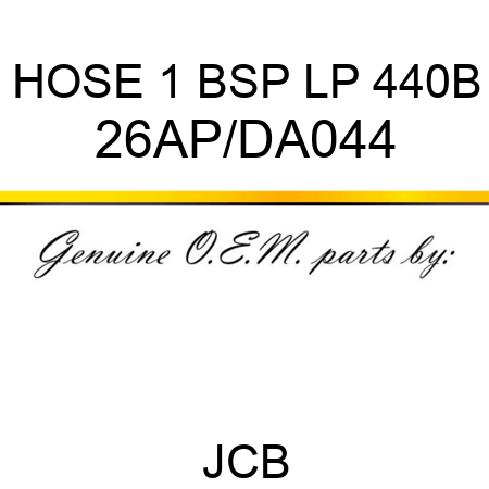 HOSE 1 BSP LP 440B 26AP/DA044