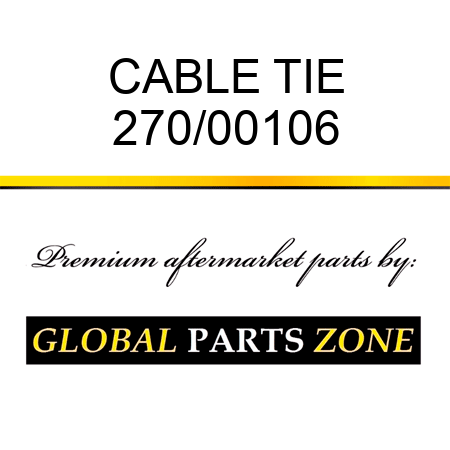 CABLE TIE 270/00106