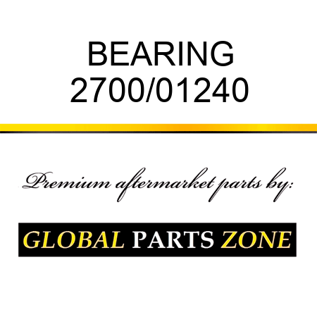 BEARING 2700/01240