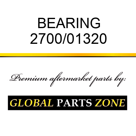 BEARING 2700/01320