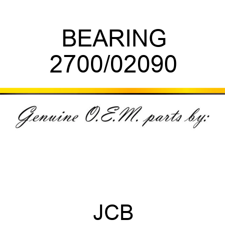 BEARING 2700/02090