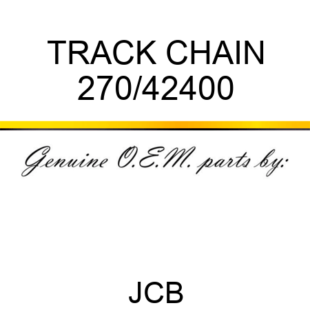 TRACK CHAIN 270/42400