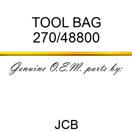 TOOL BAG 270/48800