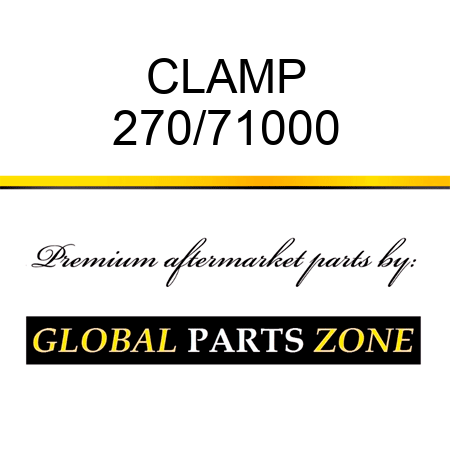 CLAMP 270/71000