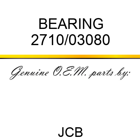 BEARING 2710/03080