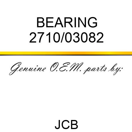 BEARING 2710/03082