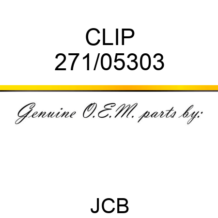 CLIP 271/05303