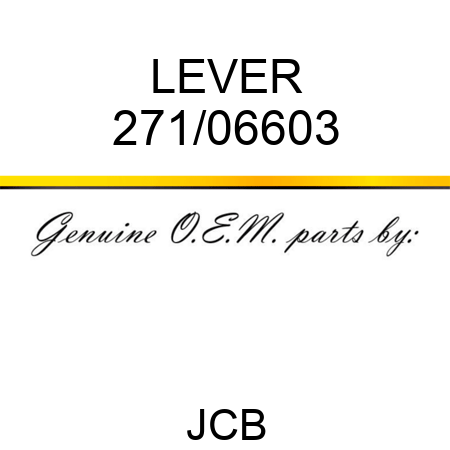 LEVER 271/06603
