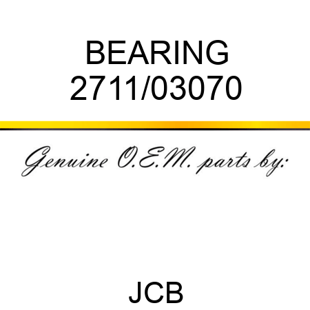 BEARING 2711/03070
