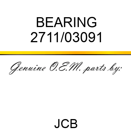 BEARING 2711/03091