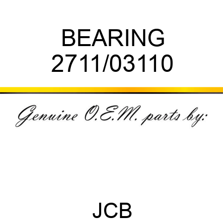 BEARING 2711/03110