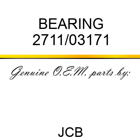 BEARING 2711/03171