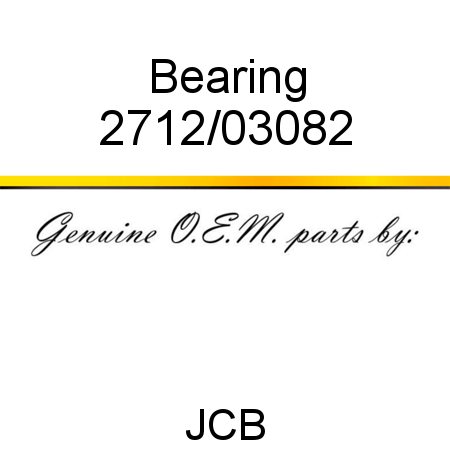Bearing 2712/03082
