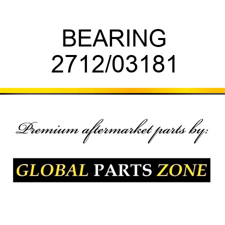 BEARING 2712/03181