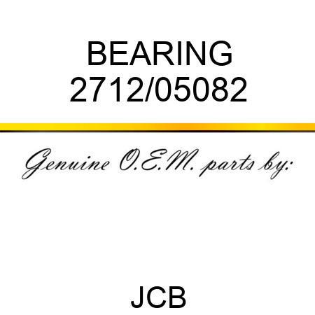 BEARING 2712/05082