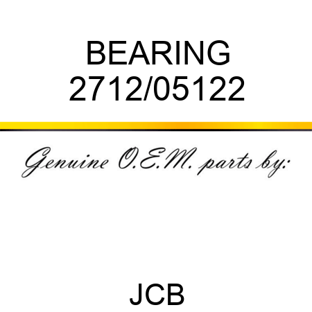 BEARING 2712/05122