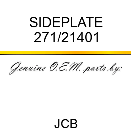 SIDEPLATE 271/21401