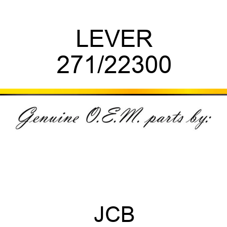 LEVER 271/22300