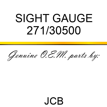 SIGHT GAUGE 271/30500