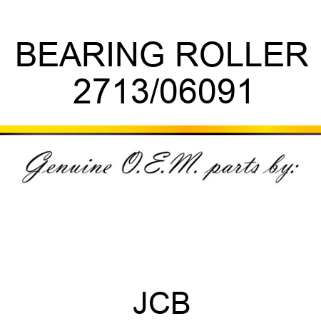 BEARING, ROLLER 2713/06091