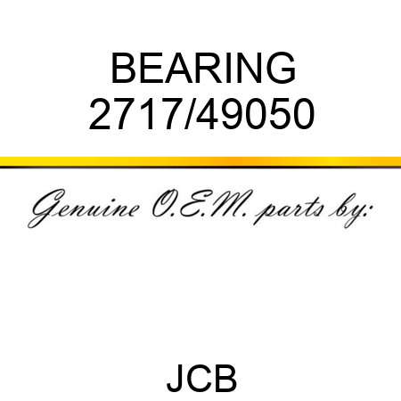 BEARING 2717/49050