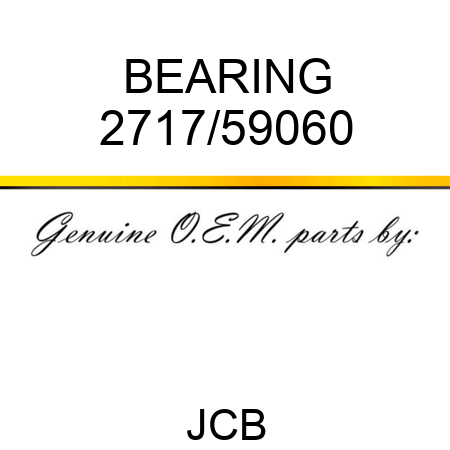 BEARING 2717/59060