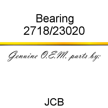Bearing 2718/23020