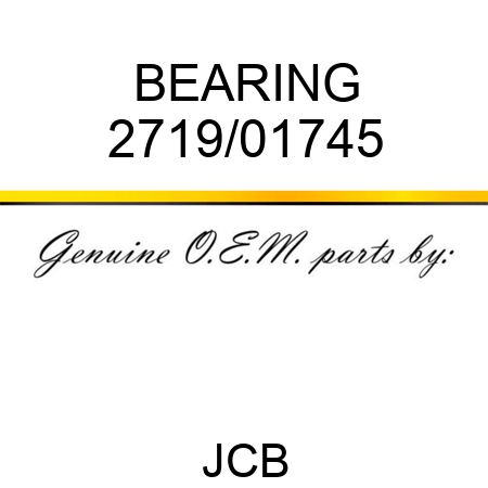 BEARING 2719/01745