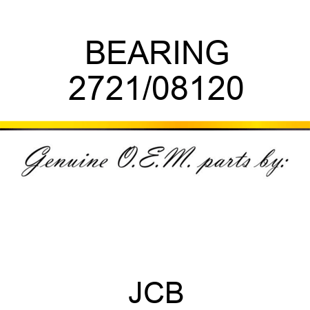 BEARING 2721/08120
