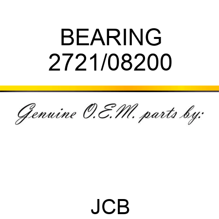 BEARING 2721/08200