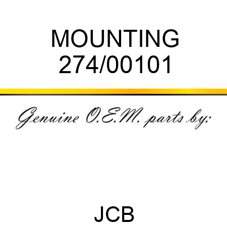 MOUNTING 274/00101