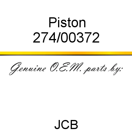 Piston 274/00372