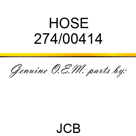 HOSE 274/00414